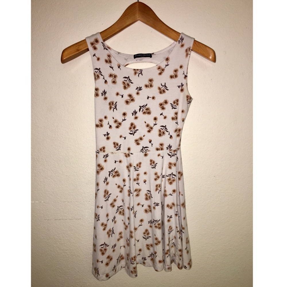 Brandy Melville Back Cutout Floral Dress